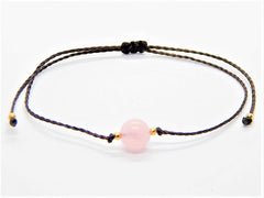 1 Pulsera Libela de Hilo Encerado con Piedras Semipreciosas y Cuarzos 1 Pulsera Libela de Hilo Encerado con Piedras Semipreciosas y Cuarzos