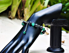 Set de Pulsera y Aretes Piedras Naturales Labradorita y Agata - Acero Inoxidable Para Mujer Set de Pulsera y Aretes Piedras Naturales Labradorita y Agata - Acero Inoxidable Para Mujer