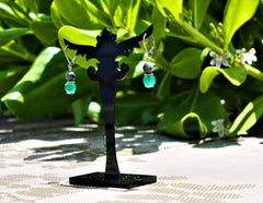 Set de Pulsera y Aretes Piedras Naturales Labradorita y Agata - Acero Inoxidable Para Mujer Set de Pulsera y Aretes Piedras Naturales Labradorita y Agata - Acero Inoxidable Para Mujer