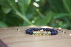 Pulsera de Ambar y Piedras Volcanicas Libela Pulsera de Ambar y Piedras Volcanicas Libela